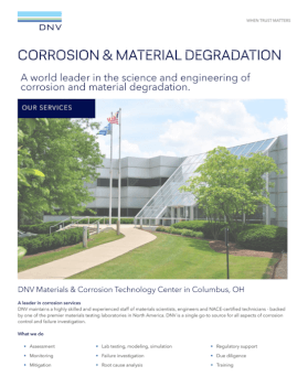 Corrosion and material degradation