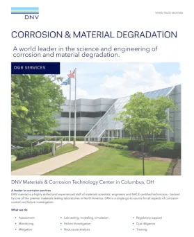 Corrosion and material degradation