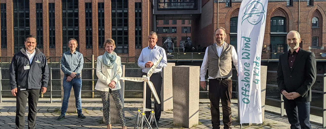 German Offshore Wind Energy Foundation, Competence Center for Renewable Energy and Energy Efficiency, DNV and Northland Power Europe agree on cooperation with OffshoreWind4Kids