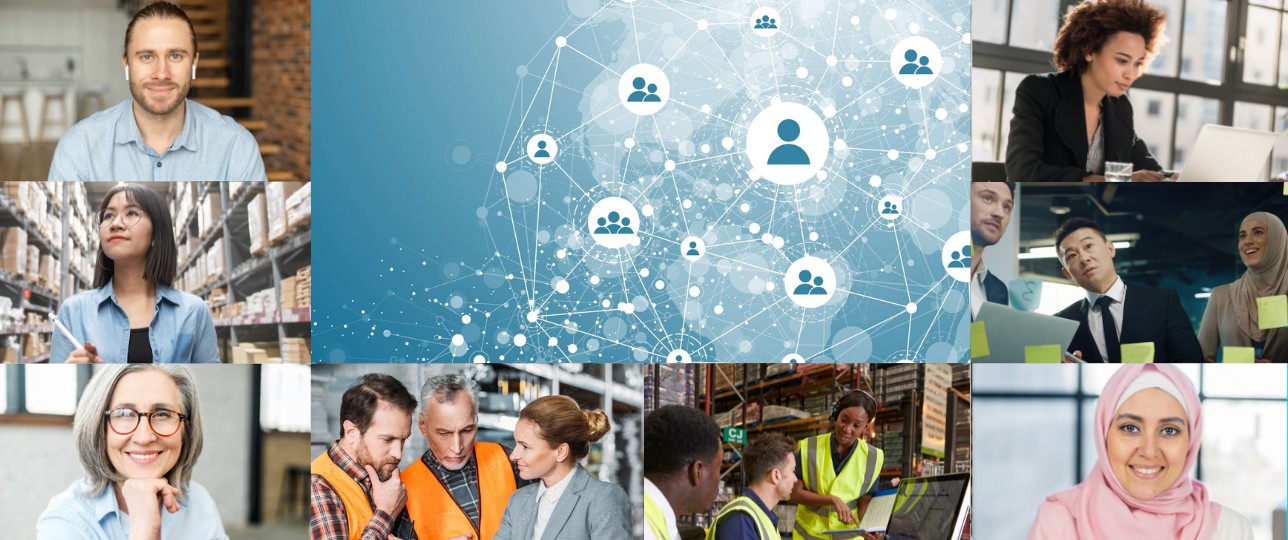 Diverse people in a meeting