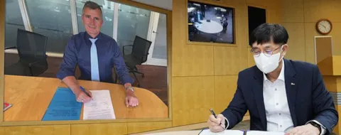 POSCO and DNV signing a work agreement on the Type Approval Certification of “Greenable” steels