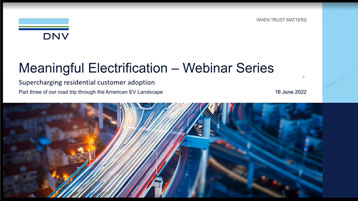 Webinar #3: Supercharging residential customer EV adoption