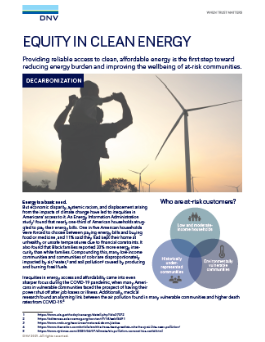 Equity in clean energy flyer NA