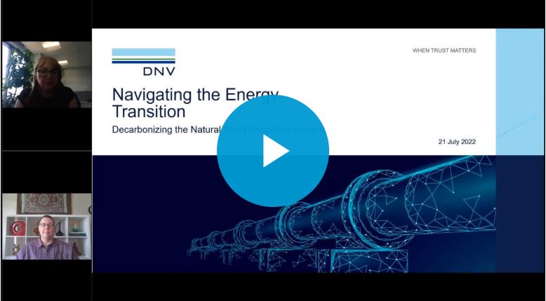 Decarbonizing the natural gas distribution system