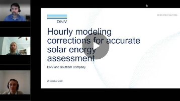 Hourly modeling corrections for accurate solar energy assessment