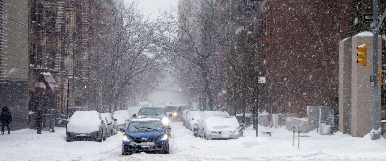 NYC in snow