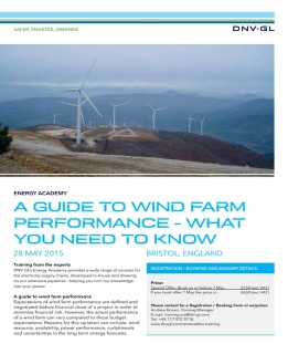 A Guide to Wind Farm Performance - What you need to know