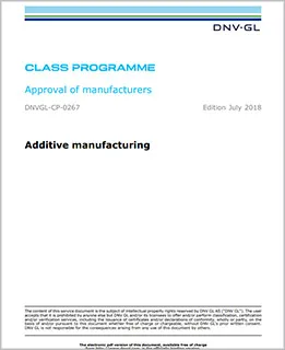 Additive manufacturing certification Additive manufacturing certification