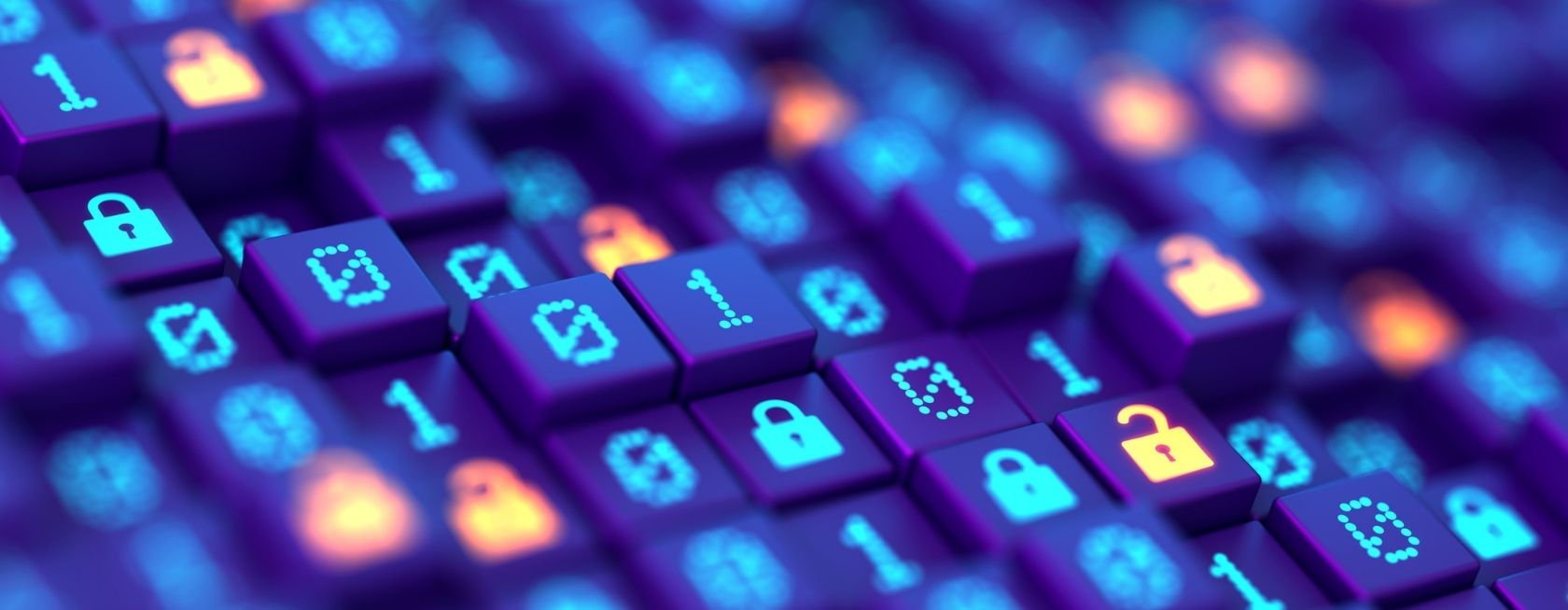 Binary code and digital lock