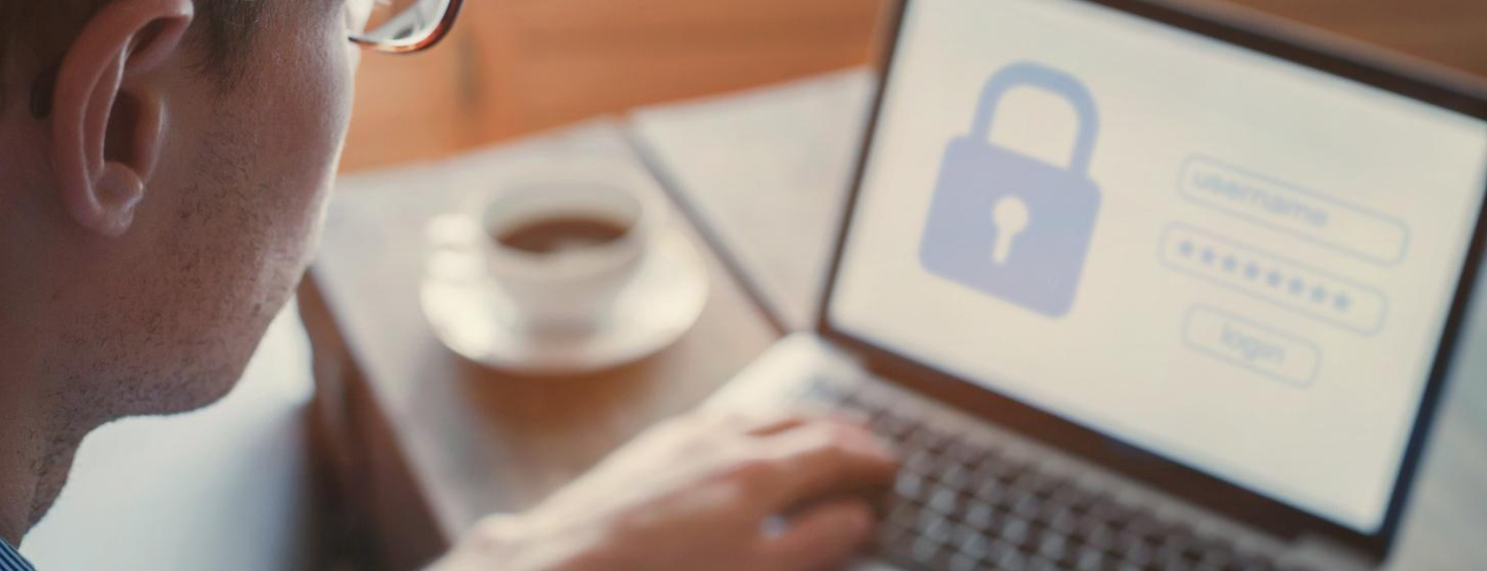 data protection and internet security concept