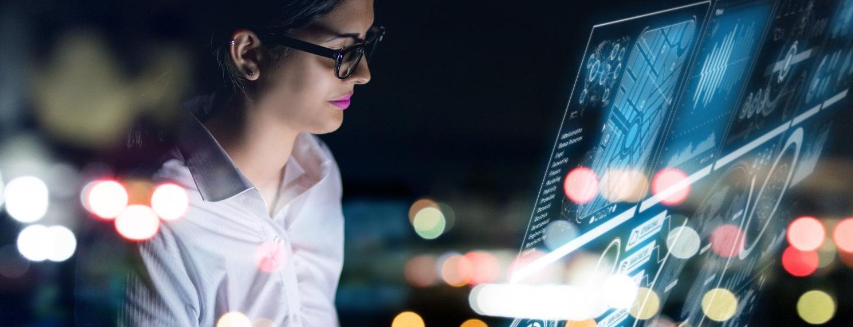 Futuristic graphical user interface concept