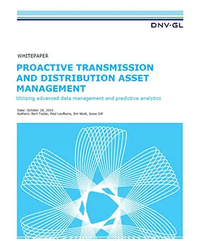 Cascade - Proactive transmission and distribution asset management - Whitepaper
