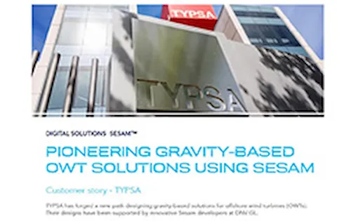 Pioneering gravity-based OWT solutions using Sesam