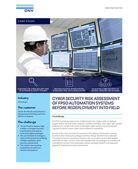 Cyber security risk assessment of FPSO automation systems before redeployment into field