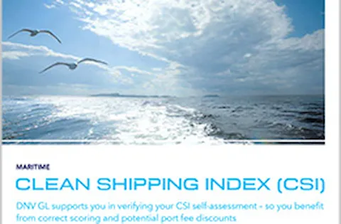 Clean Shipping Index flyer