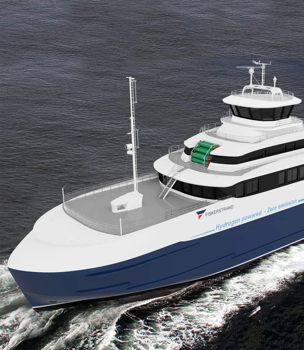 Fiskerstrand ferry - hydrogen powered
