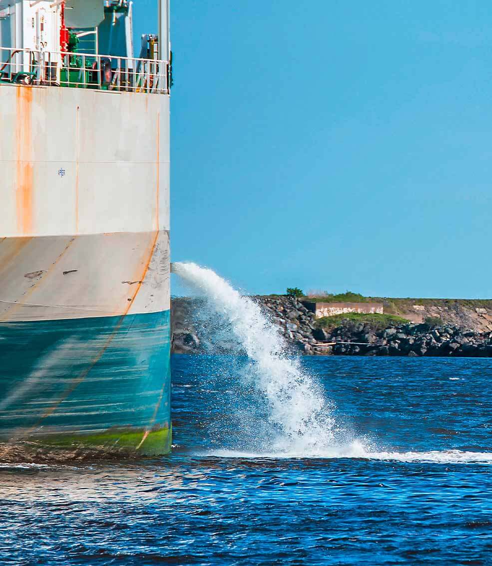 Ballast water release