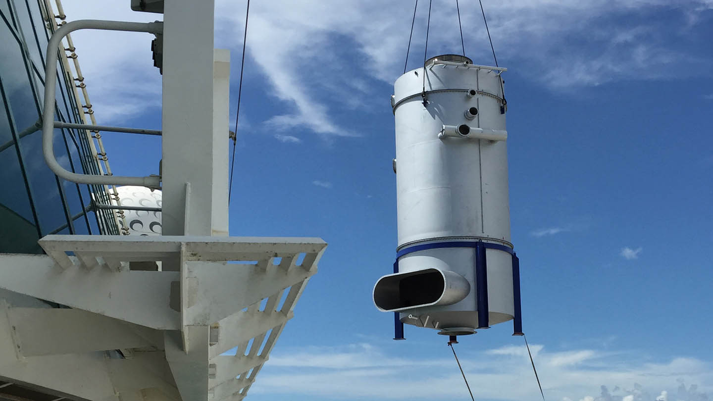Scrubber installation panorama - DNV GL