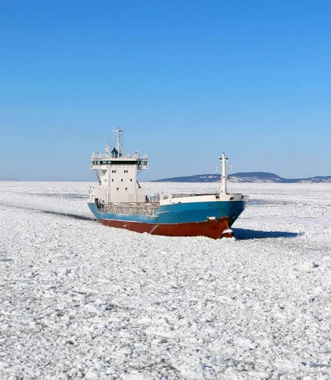Ship in ice