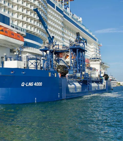 LNG bunkering of Mardi Gras
