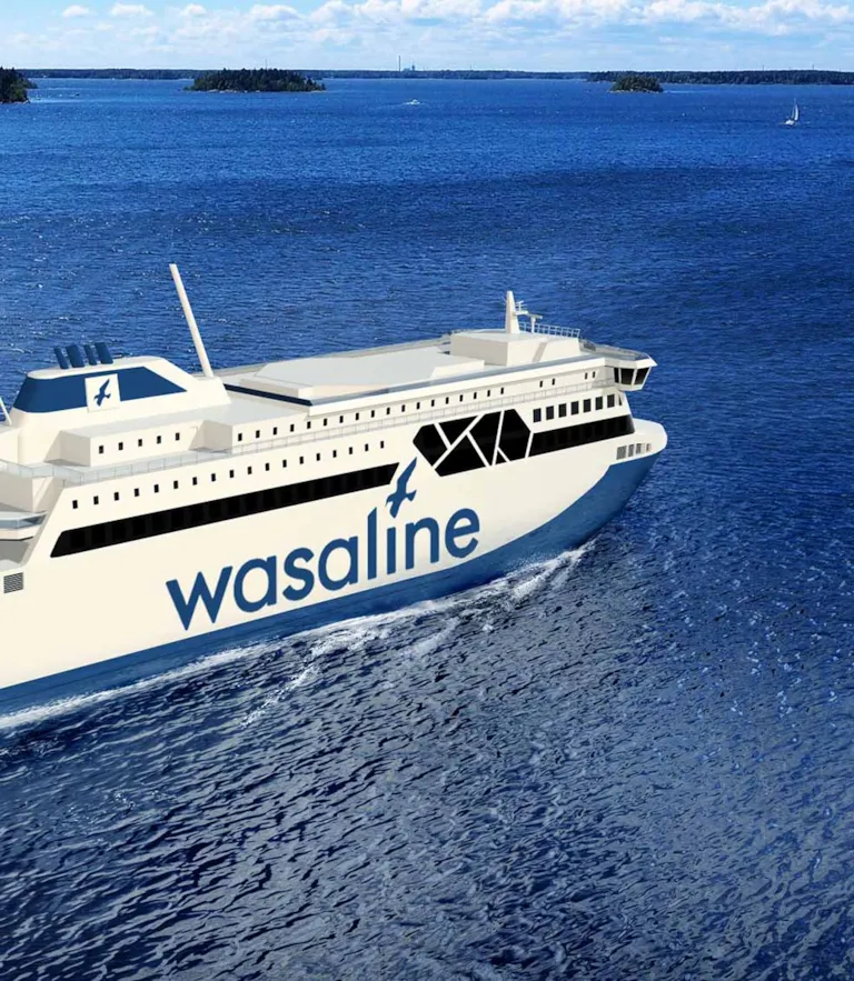 Wasaline vessel aft view - DNV GL