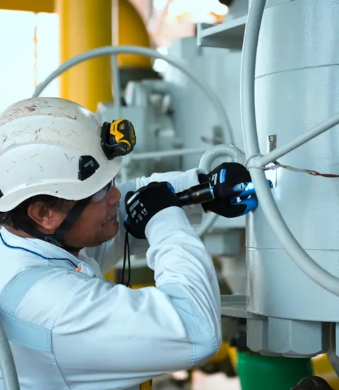 M1_Gas_335_DNV_Sruveyor_conducting_survey