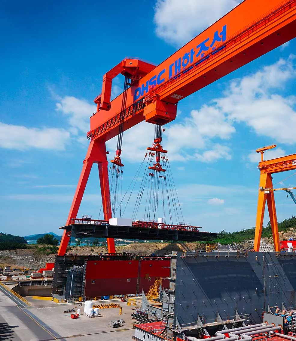 Daehan Shipbuilding Corporation section construction DNV GL