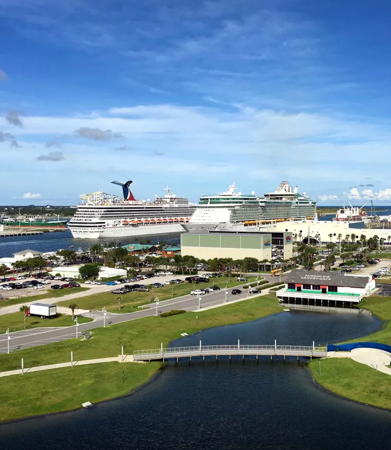 Cruise vessels at Port Canaveral
