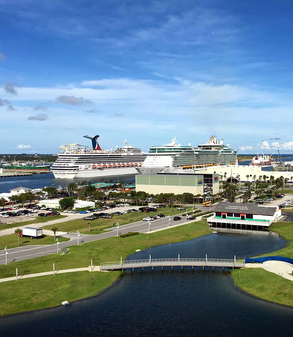 Cruise vessels at Port Canaveral