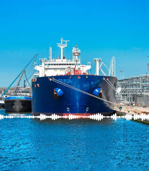 Tanker in the city port DNV GL