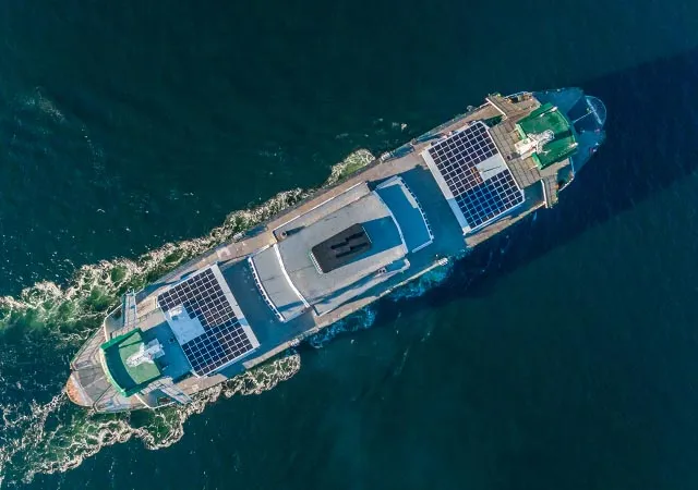 Washington State Ferry drone view - DNV GL