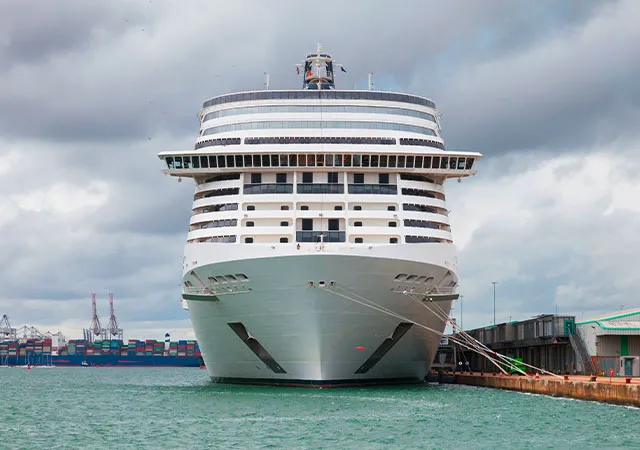 Cruise Ship in port of Southampton