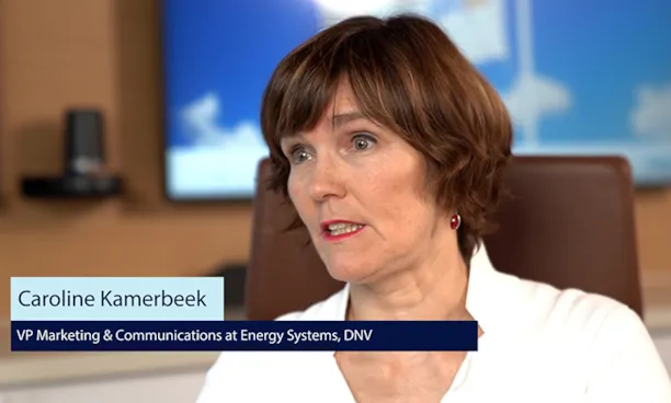 Caroline Kamerbeek, VP, Marketing and Communications at Energy Systems, DNV