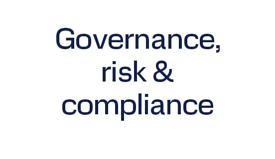 Cyber security - Governance, risk & compliance