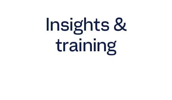 Insights & training