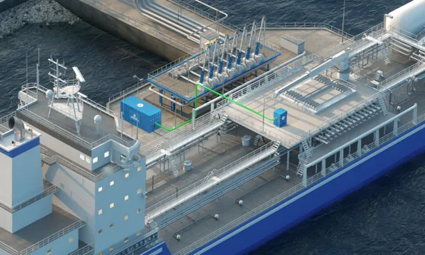 shore power system for tankers