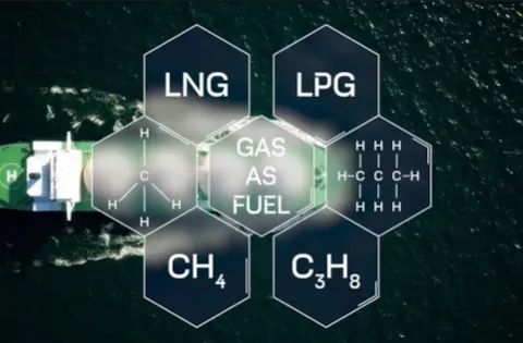 Gas as ship fuel