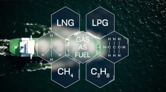 Gas as ship fuel