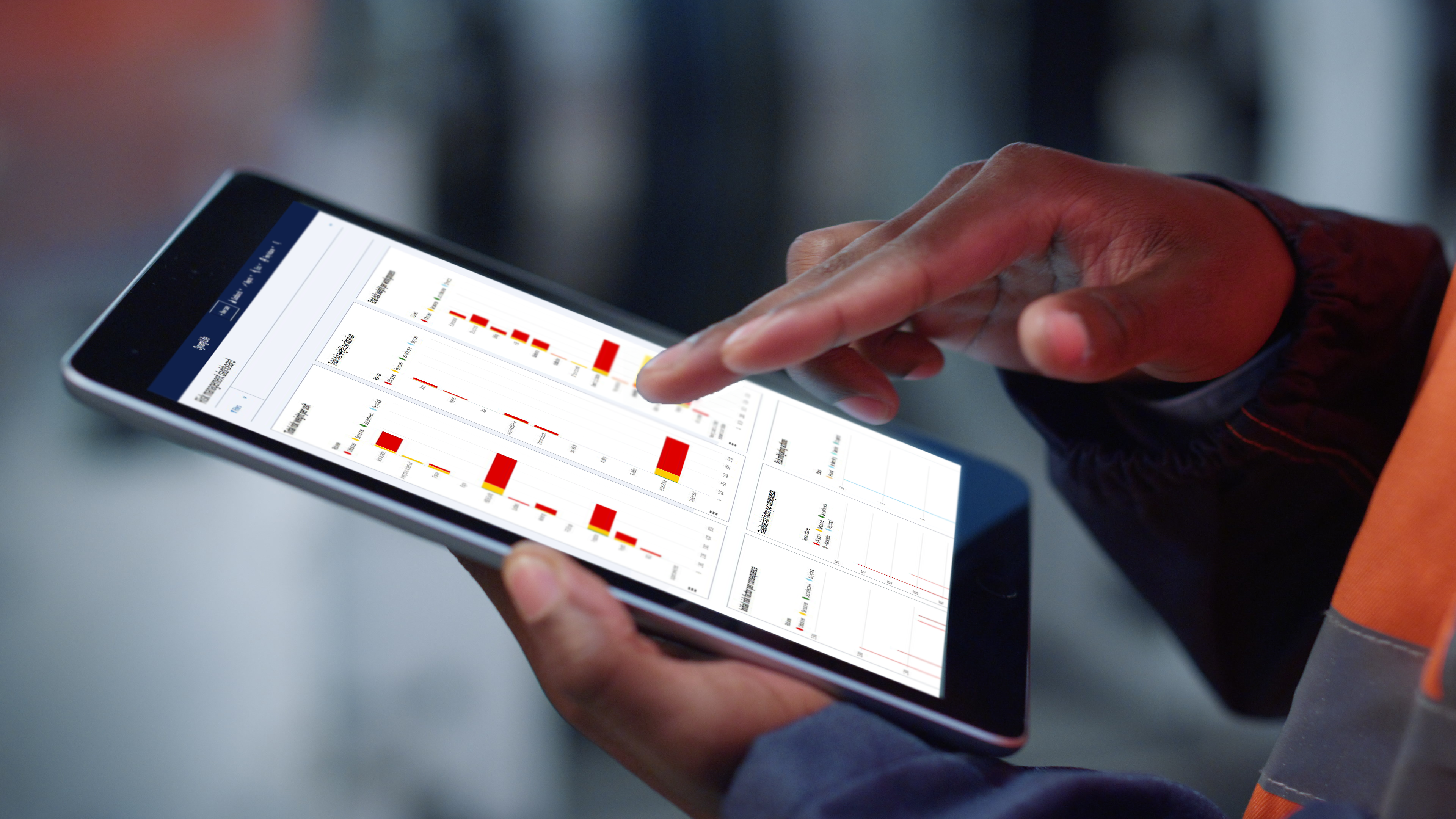 synergi life software on tablet