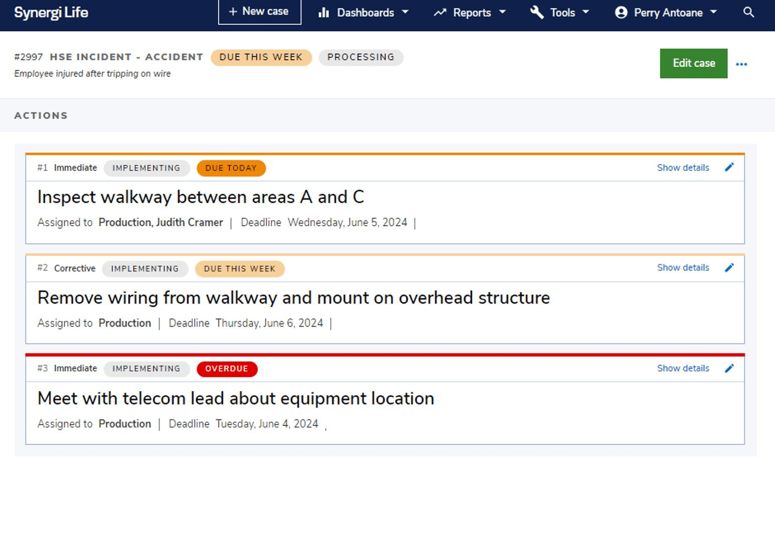 Synergi Life - Incident Management Software