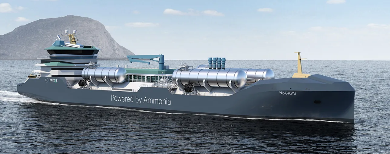 DNV presents AiP for NoGAPS ammonia-powered gas carrier design_1288x511