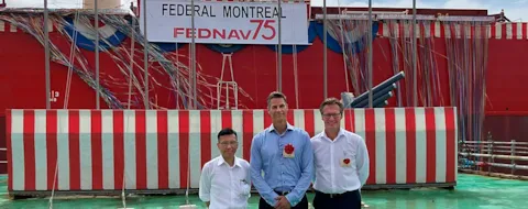 Delivery of bulk carrier Federal Montreal by Oshima Shipbuilding marks ...