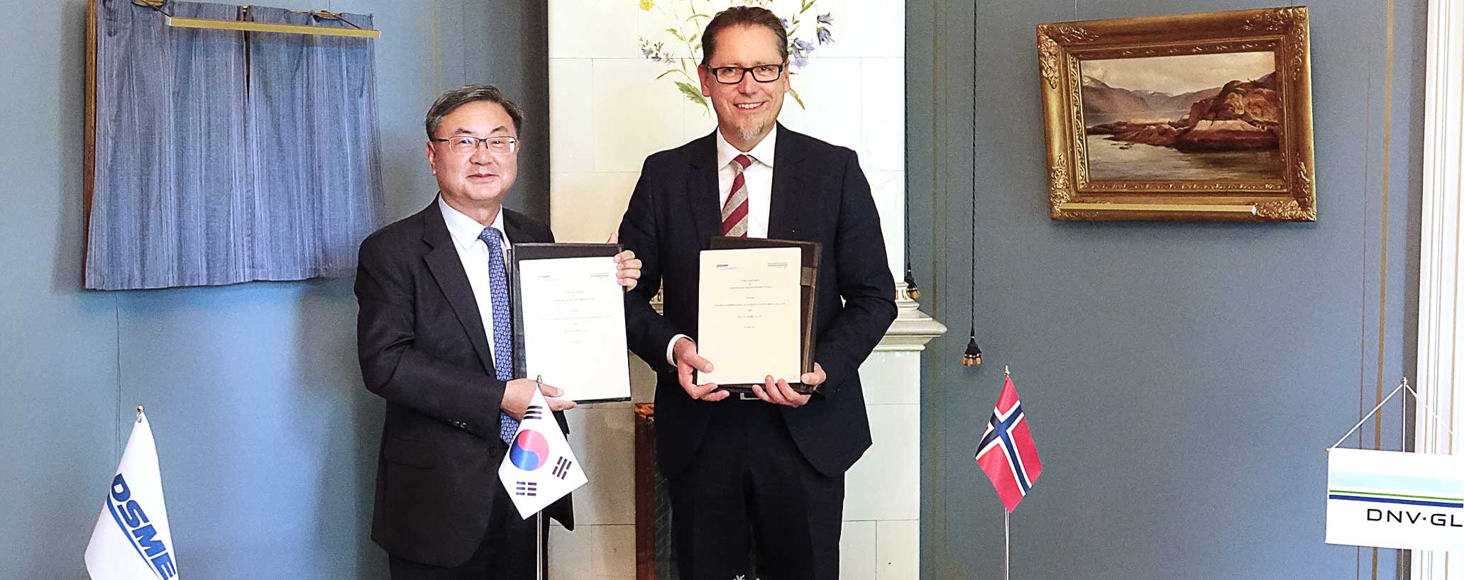 DSME and DNV GL signing framework agreement