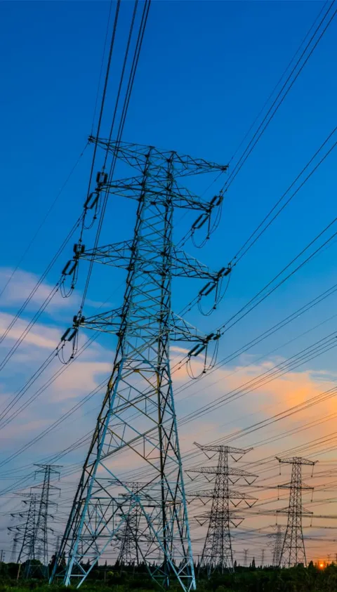 digital solutions on tablet with pylons background