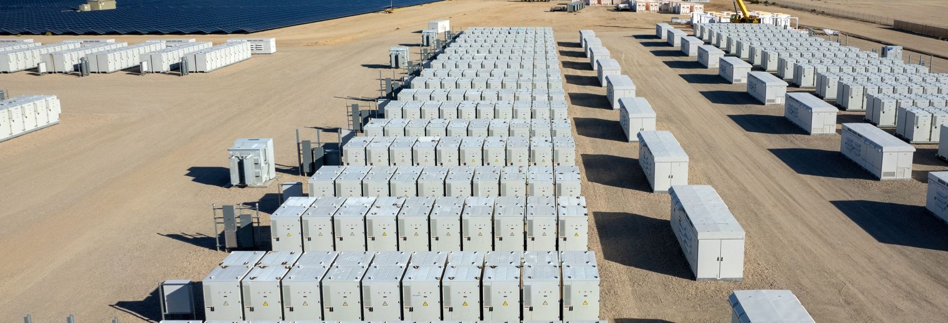 Utility scale battery storage co-located with solar