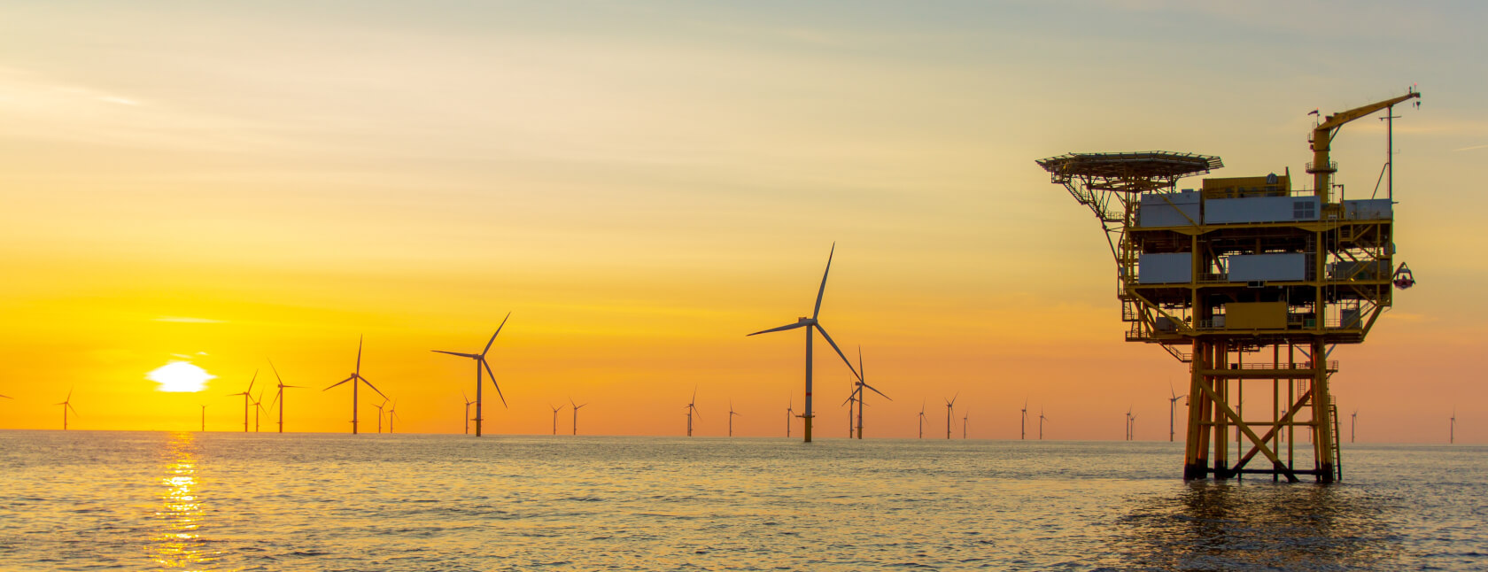 Offshore wind farm and substation