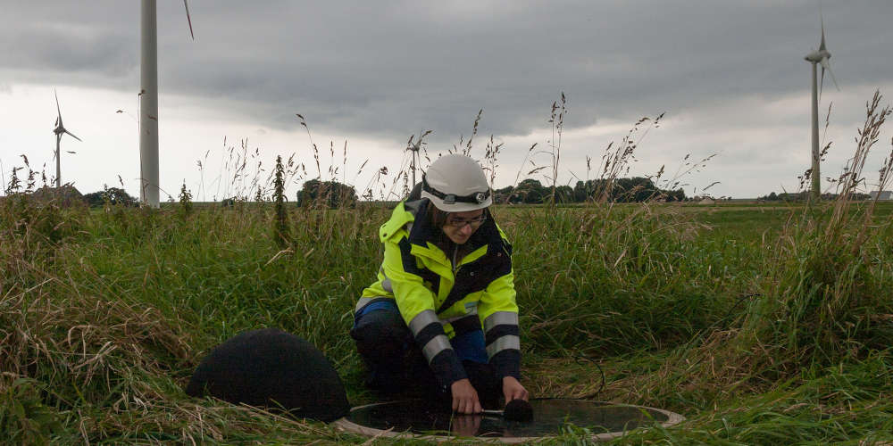 Acoustic measurements of wind turbines