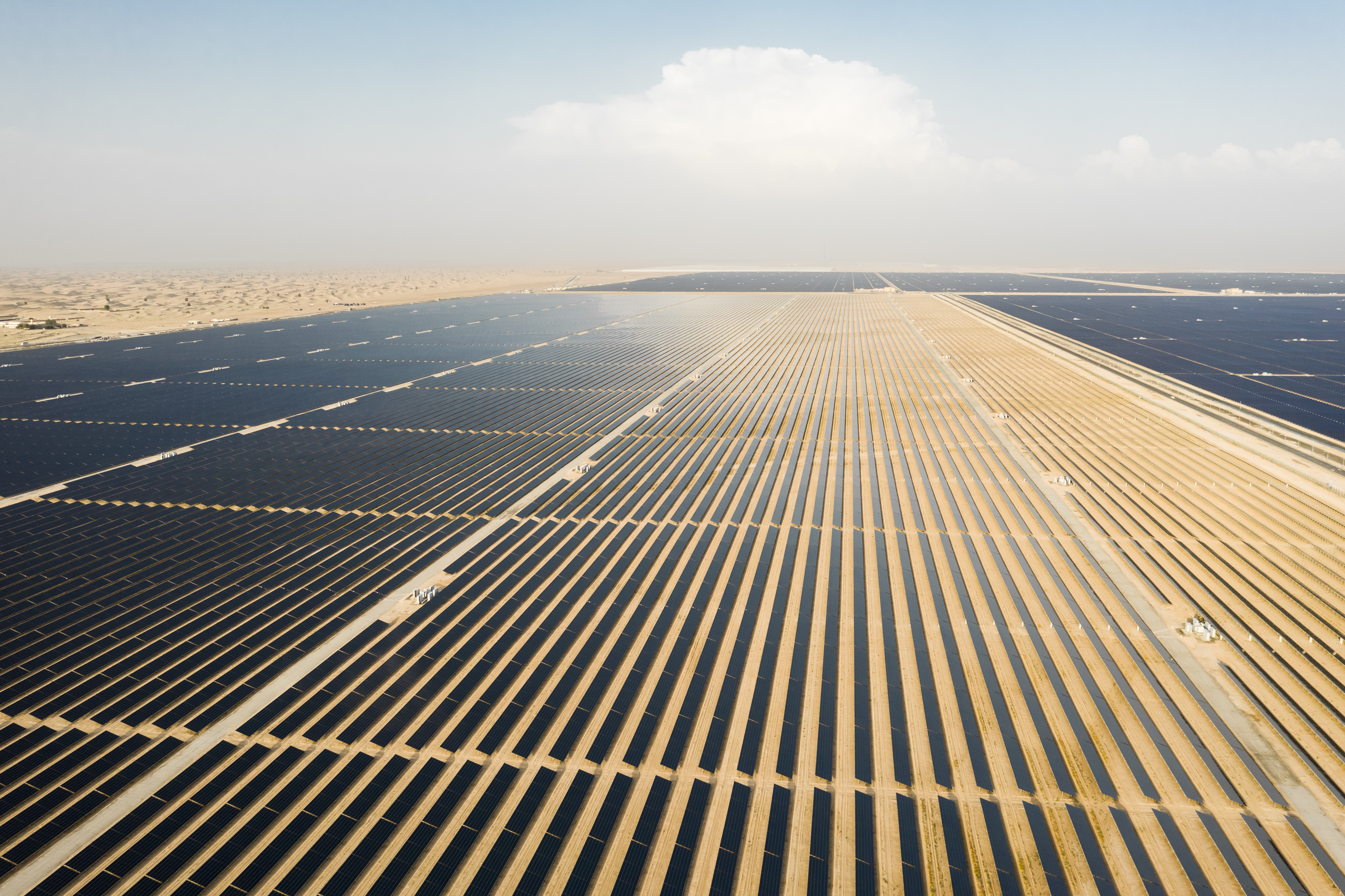 Solar PV farm in Dubai