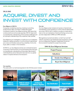 Aquire, divest and invest with confidence
