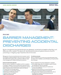 Barrier management: preventing accidental discharges